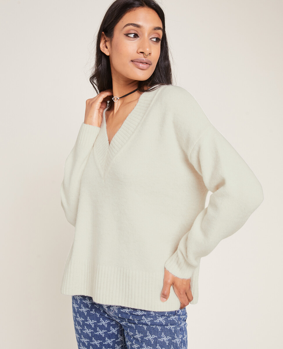 Pull grand col V