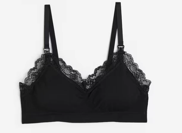 MAMA Lot de 2 soutiens-gorge d’allaitement paddés - Sur-taillés pour la grossesse et l'allaitement 