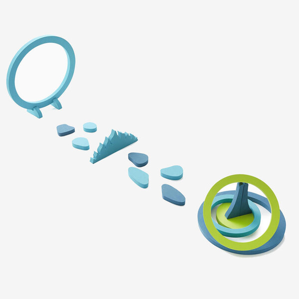 LEON - Kit Parcours en mousse Baby Gym