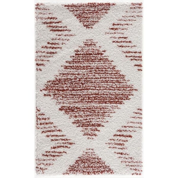 NAZAR Tapis de salon Shaggy longues mèches style B