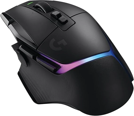 Logitech G G502 X PLUS LIGHTSPEED Souris Gaming RVB Sans Fil - Souris optique boutons hybrides LIGHTFORCE, LIGHTSYNC RVB, Capteur gaming HERO 25K, Compatible avec PC - macOS/Windows - Noir