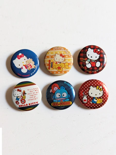 Sanrio Hello Kitty Pins Vintage Collezione