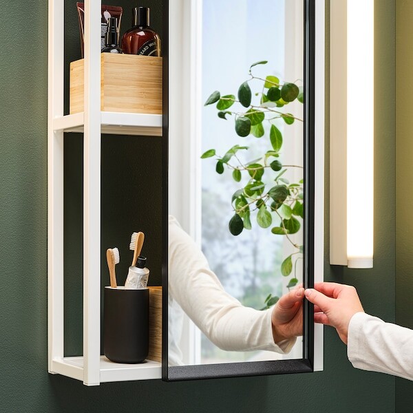 ENHET Porte - blanc avec cadre 40x60 cm - IKEA