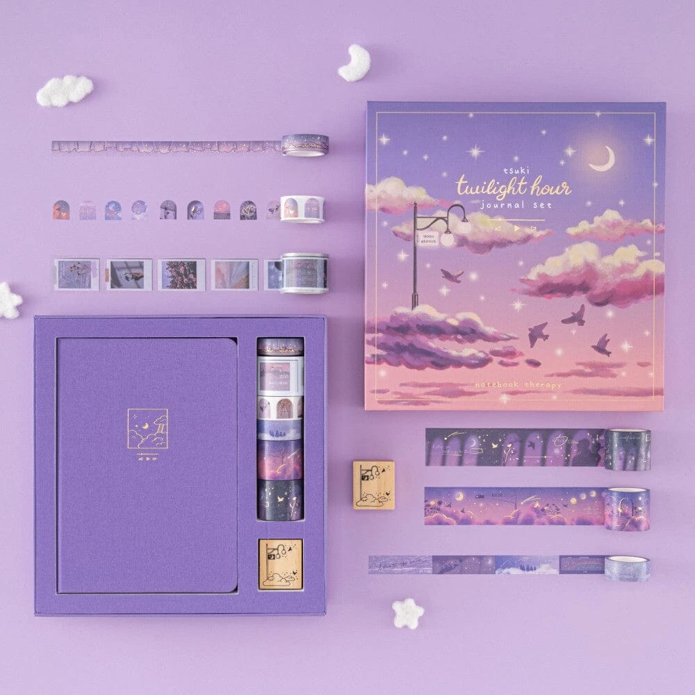 Tsuki ‘Twilight Hour’ Limited Edition Bullet Journal Set ☾ – NotebookTherapy