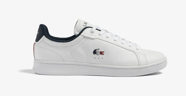 Sneakers Carnaby Pro homme Lacoste en cuir tricolores - 41