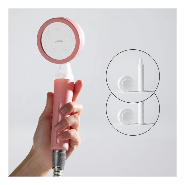 Pommeau de Douche Filtrant + 2 Filtres (4 mois de filtration)