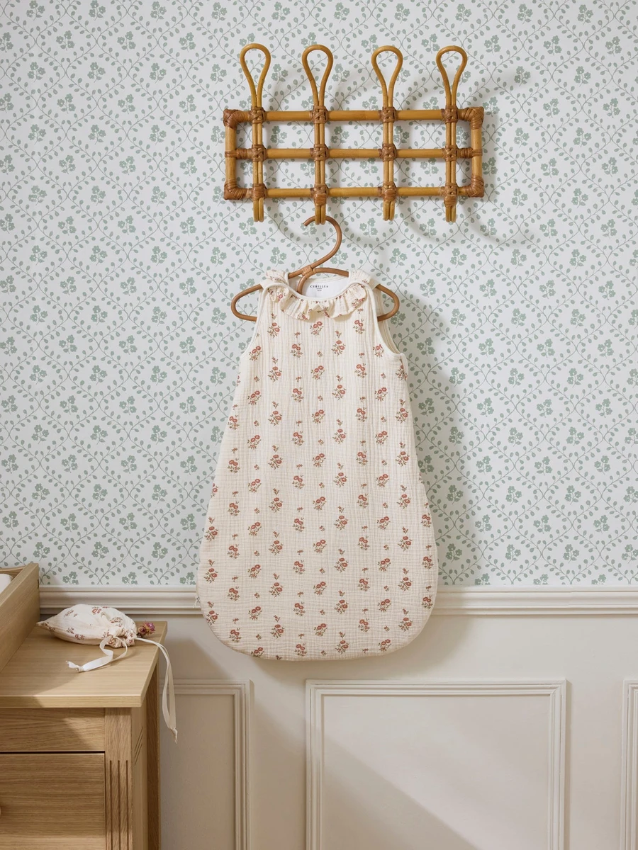 Gigoteuse col froufrou gaze de coton biologique - TOG 3 - 6-18 mois