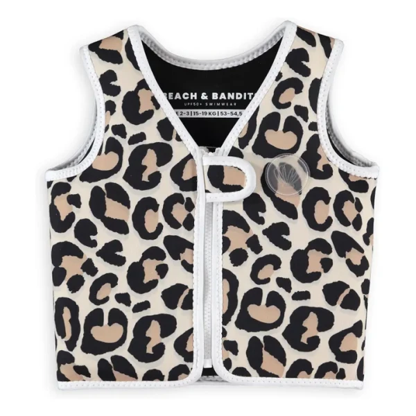 Gilet de natation Leopard Shark Fibres Recyclées | Ivoire