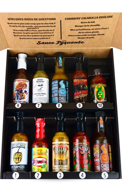 10 sauces Hot Ones pack complet