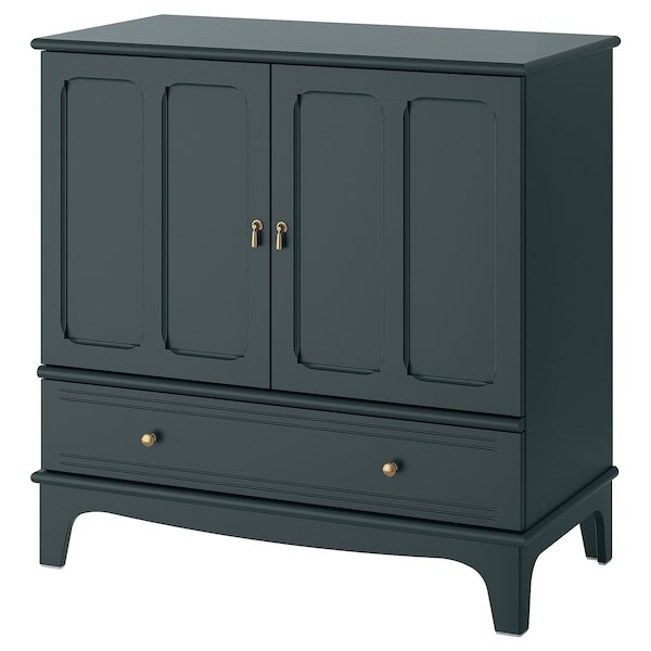 LOMMARP Rangement, bleu-vert foncé, 102x101 cm - IKEA