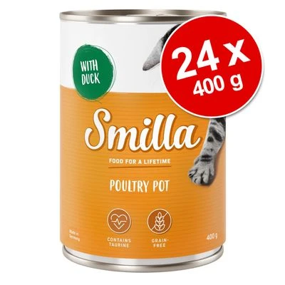 Lot Smilla volaille 24 x 400 g pour chat