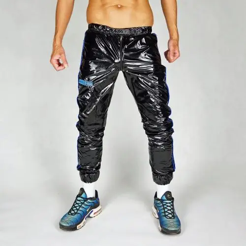 Nylon Pants Glory Hole Blue