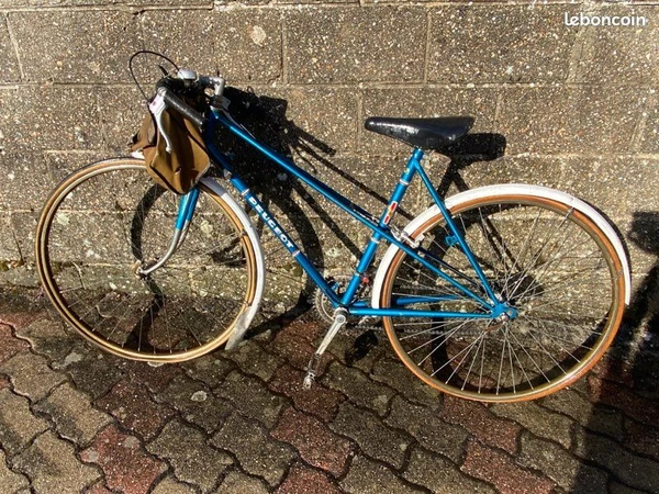 Velo Peugeot lady bleu