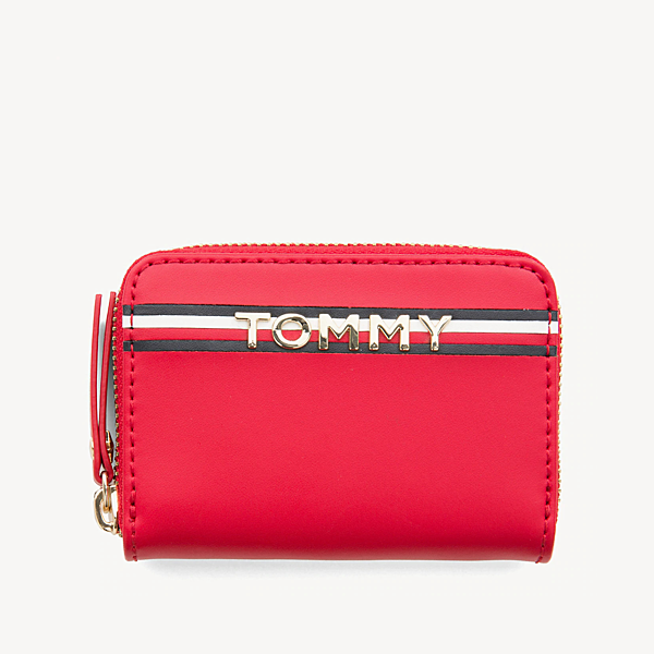 Petit portefeuille zippé en cuir | Tommy Hilfiger