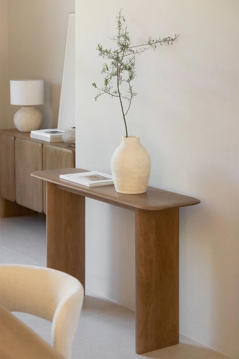 Console 120x35 cm en bois de manguier Miller