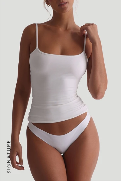 Prime Cami Tank Top - White