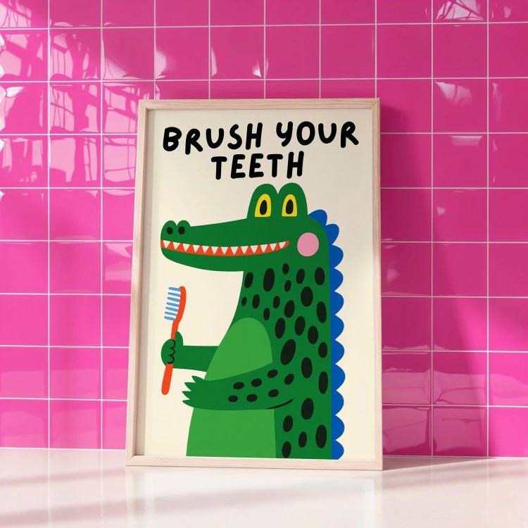 Affiche - Brush Your Teeth