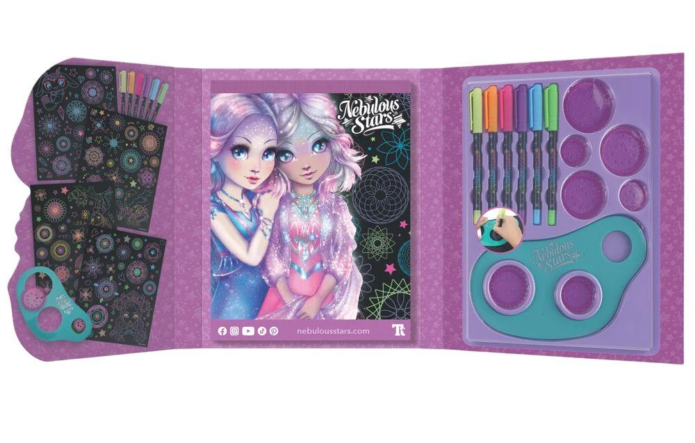 NEBULOUS STARS - CARNET MANDALAS A PAGES NOIRES