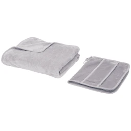 Coussin plaid de voyage 2-en-1