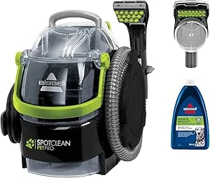 Bissell SpotClean Pet Pro, Shampouineuse Canapé, Moteur Puissant de 750W, Idéal pour Les Propriétaires d'animaux, Nettoyeur pour Tapis, Moquettes, Meubles, Tissus, Voiture & Plus Encore, 15585
