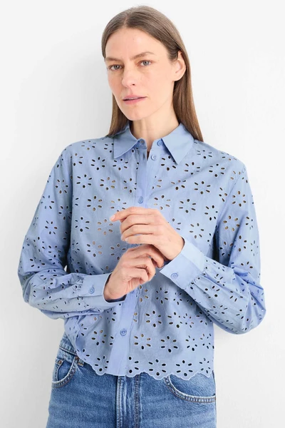 Chemisier - broderie anglaise