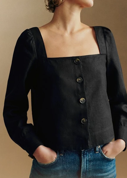 Blouse Lorenza - Noir