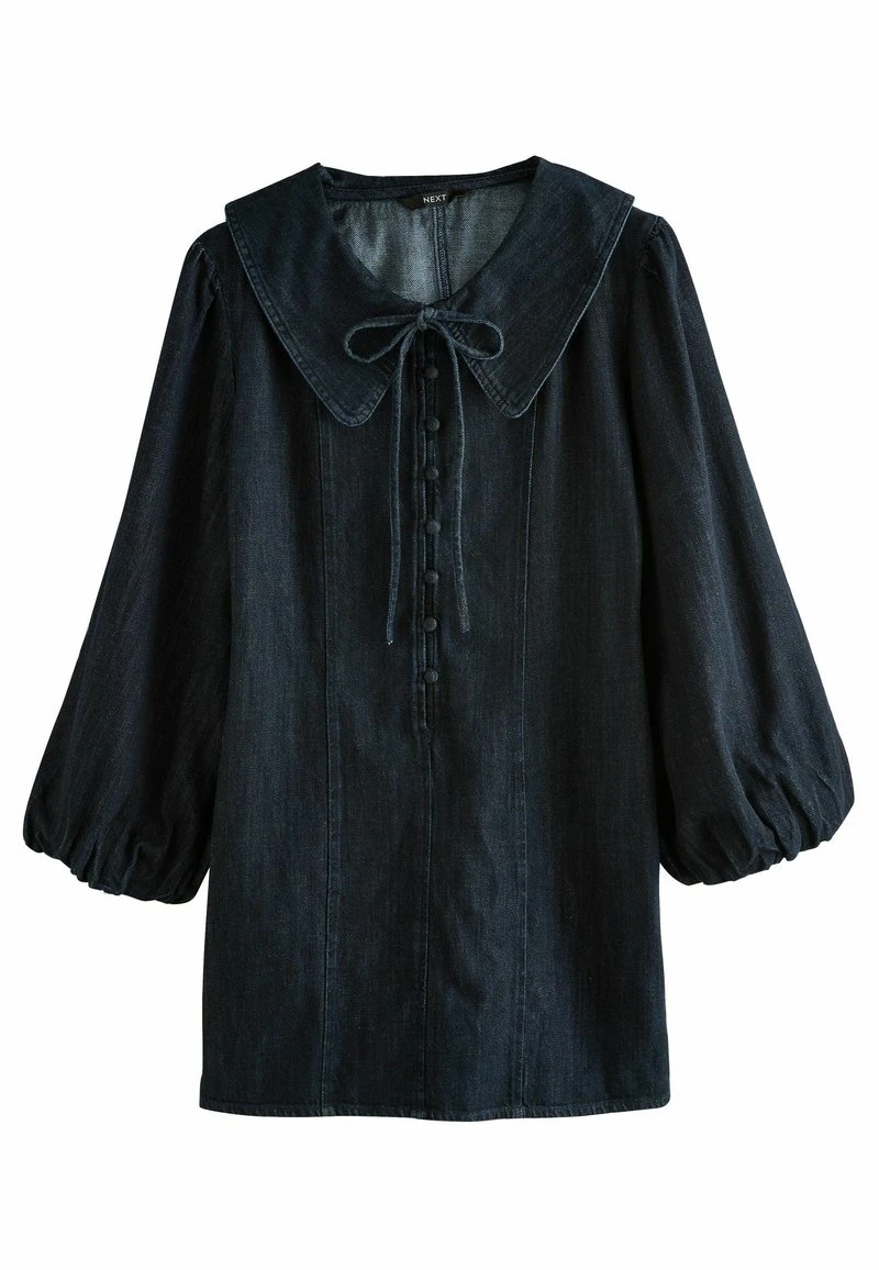 REGULAR FIT - LARGE PETER PAN COLLARED LONG SLEEVE - Robe en jean - rinse blue
