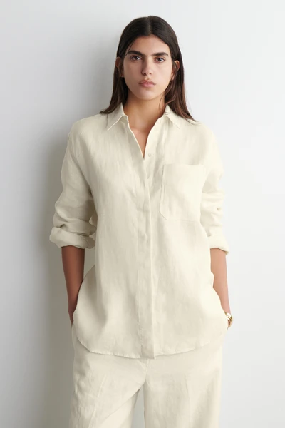CHEMISE OVERSIZE EN LIN