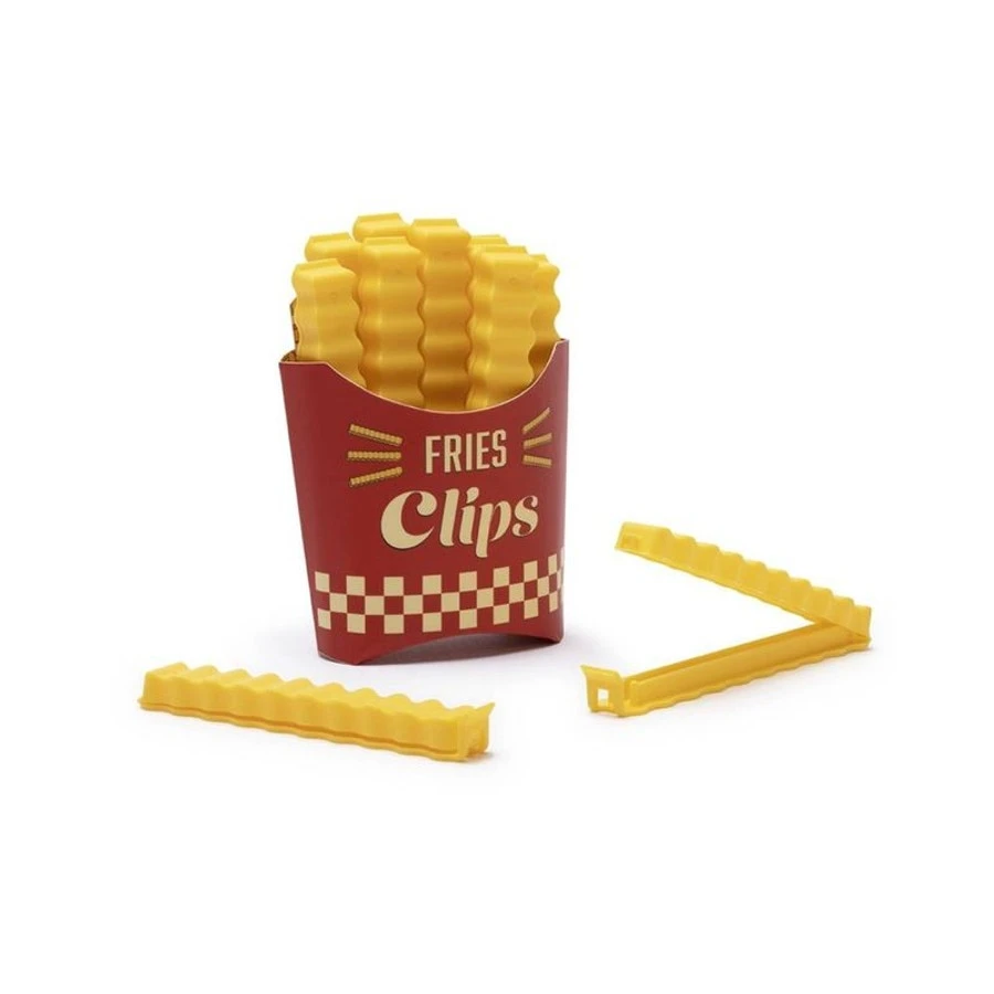 Set de 12 clips à sachets Frites