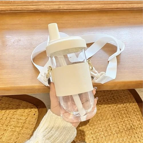 Gobelet réutilisable en verre pour boba, thé, jus de fruits, café