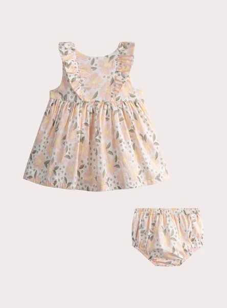Robe fleurie pour bébé fille