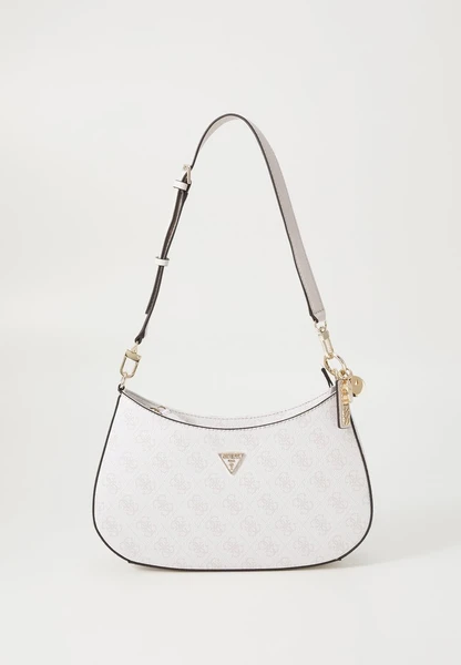 NOELLE II TOP ZIP SHOULDER BAG - Sac à main - white logo