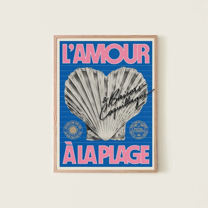 Poster - Love at the beach