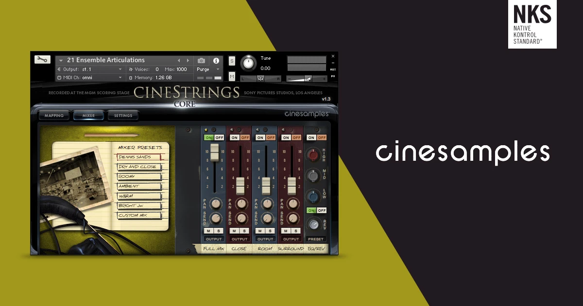 CINESTRINGS CORE
