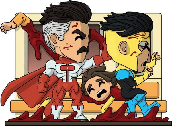 Omni-Man and Invincible
