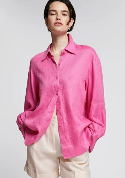Chemise ample en lin