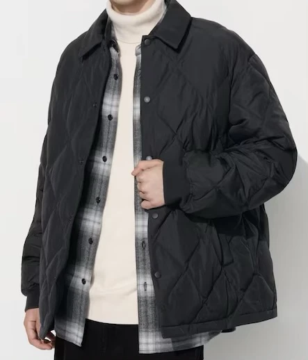 Veste matelassé noir