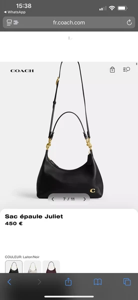 COACH® FR | Sac épaule Juliet