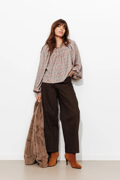 Blouse à fleurs Femme