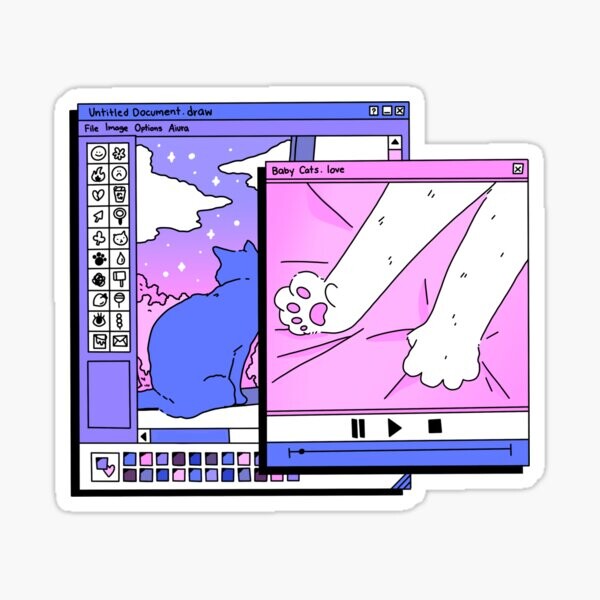 Haricots Kitty Paw esthétiques! | Sticker