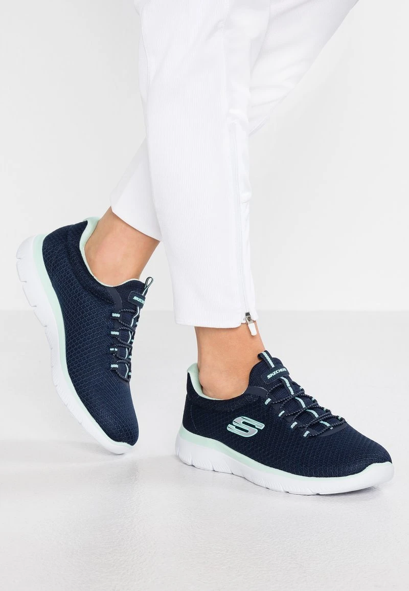 SUMMITS - Baskets basses - navy/aqua