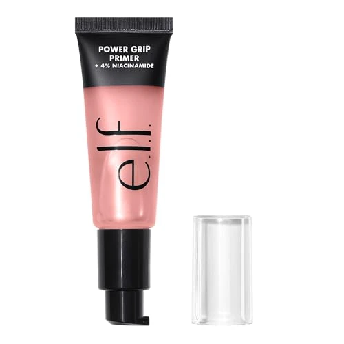 e.l.f. Base Power Grip + 4% de niacinamide, base de teint hydratante et à base de gel, unifie la peau et illumine, maintient le maquillage, végétalien et sans cruauté envers les animaux, 0,811 fl oz