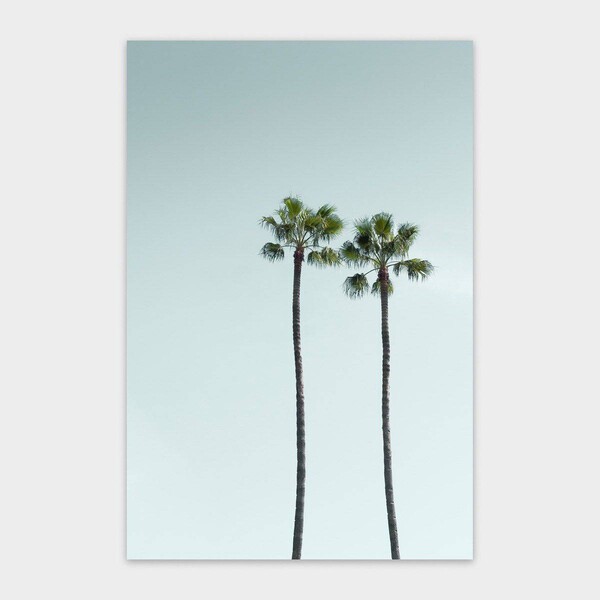 Affiche  LOS ANGELES PALM TREES, Made in France