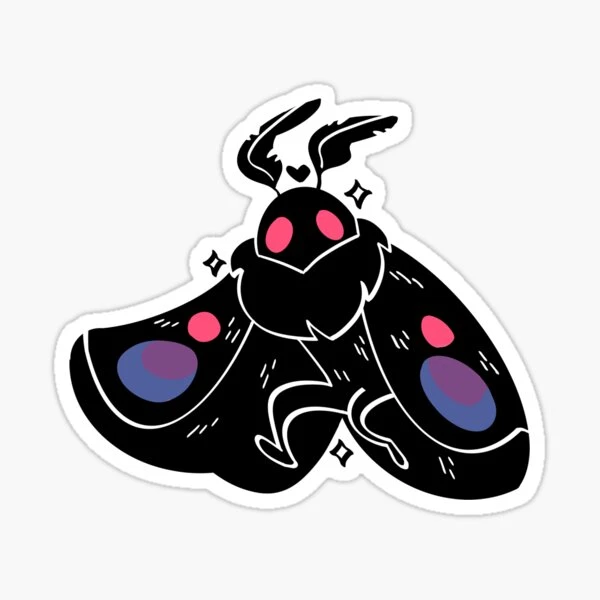 Mothman de la fierté bisexuelle | Sticker
