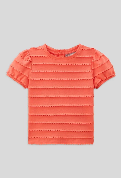 T-shirt manches courtes fantaisie en coton BIO GOTS
