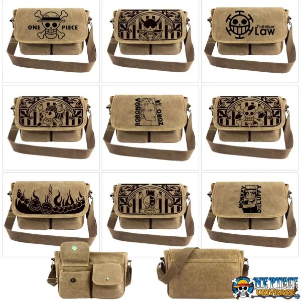 One Piece Messenger Bag Canvas with 24 Styles for Sale | One Piece Universe Store