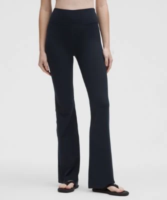 Pantalon Groove évasé taille haute en Nulu *Standard