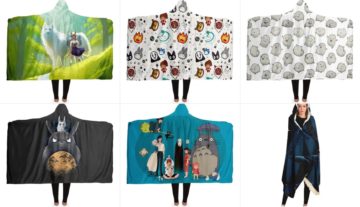 Top 7 Studio Ghibli Hooded Blankets to Snuggle in This Winter!
