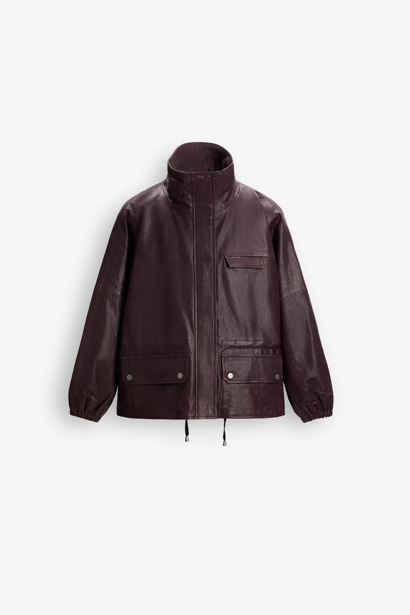 VESTE EN CUIR 100 % ZW COLLECTION