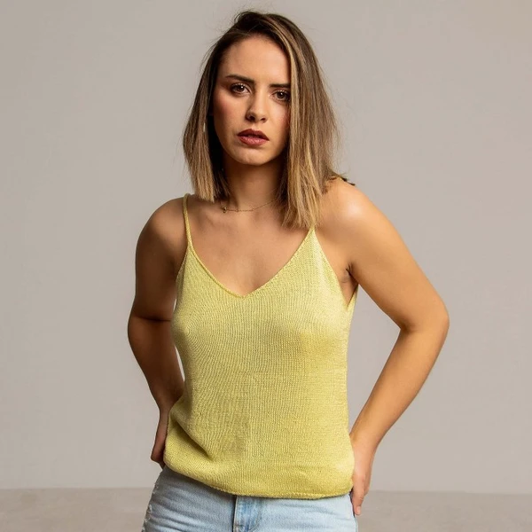 Kit de Tricot Haut Corn - Lemon - S-XL